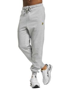 Lyle & Scott Skinny Jogginghose hellgrau meliert