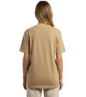 James Perse Unisex Kurzarm-T-Shirt mit Rundhalsausschnitt Understatement-Piece Custard Pigment
