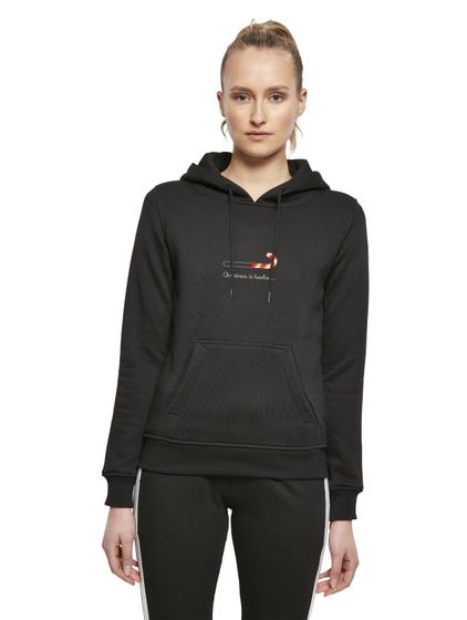 POD Ladies Christmas Loading Heavy Hoody schwarz