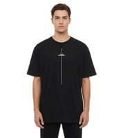 POD Think Different Heavy Oversized Men's T-Shirt, Oversized Fit, Cotton, Black