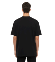 POD Think Different Heavy Oversized Men's T-Shirt, Oversized Fit, Cotton, Black