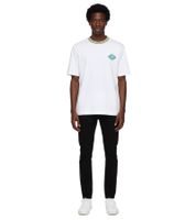 Wales Bonner Rhythmo Herren Baumwoll T-Shirt im modernen Oversized und Casual Look Weiß
