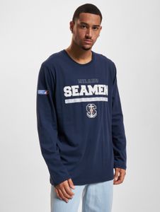 European League Of Football Milano Seamen Identity Langarmshirt Marineblau