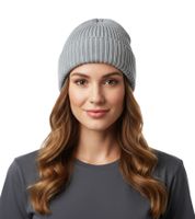 Berretto corto unisex in lana merino BARO Murray, berretto lavorato a maglia, semplice cappello invernale, verde acqua