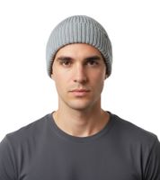 Berretto corto unisex in lana merino BARO Murray, berretto lavorato a maglia, semplice cappello invernale, verde acqua