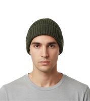 Berretto corto unisex in lana merino BARO Murray, berretto lavorato a maglia, semplice cappello invernale, verde oliva