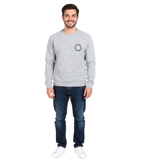 Sweat-shirt homme NORSE PROJECTS Vagn Bmc avec logo imprimé, gris en coton