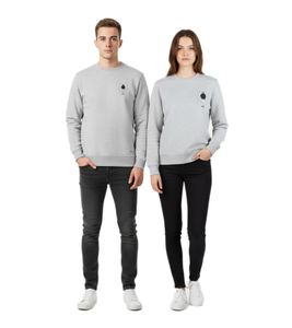 Sudadera ligera moderna Norse Projects Vagn Norse x Yu Nagaba para mujer y hombre, gris
