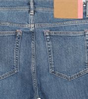 Acne Studios Blå Konst North Antifit Herren-Jeans Premium Denim moderner Slim-Tapered Fit Mittelblau 