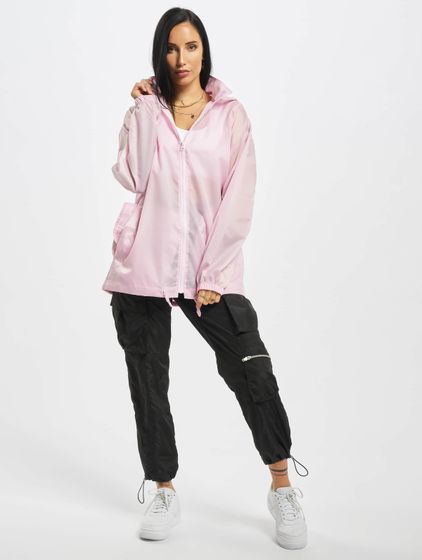 Missguided Bumbag Pac A Mac Leichte Jacke rosa
