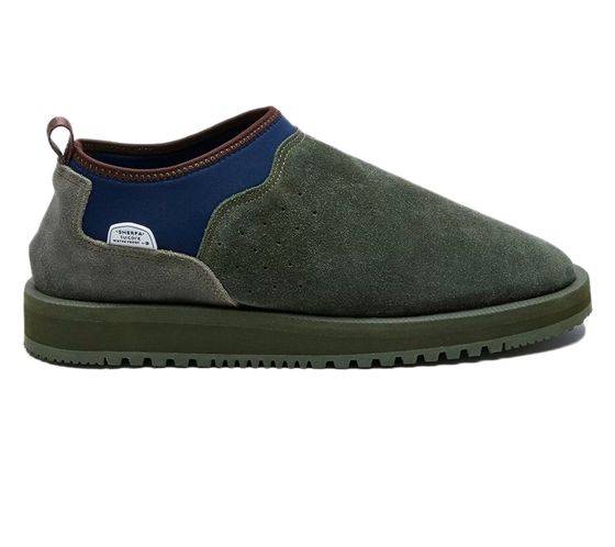 SUICOKE Unisex RON – Mid-Boot con suola Vibram OG-073MWPAB-MID Verde/Blu