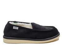 SUICOKE Suicoke OG-105CoMab SSD-CoMab Mocassino in velluto a coste con fodera in Mouton, Nero