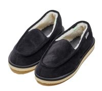 SUICOKE Suicoke OG-105CoMab SSD-CoMab Mocassino in velluto a coste con fodera in Mouton, Nero