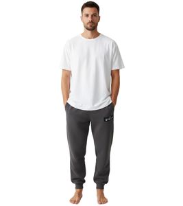 Phipps Essential Orca Garment Dyed Herren Premium Jogginghose Lässig & Modern in Schwarz 