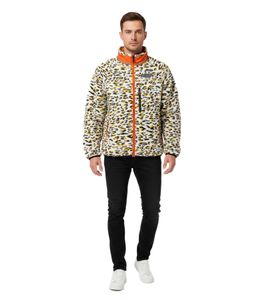 Pleasures Strain Fuzzy Herren Übergangsjacke Relaxed Fit Outerwear & Casual Street Fashion Look Weiß