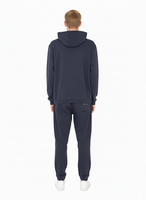 YMC Trugoy Men's Hoodie, Cotton Sweater, Navy Blue YMC Trugoy Men's Hoodie, Cotton Sweater, Navy Blue