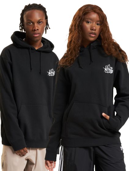 HUF Glow Hoodie schwarz