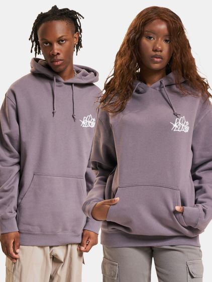 HUF Glow Hoodie helle Pflaume