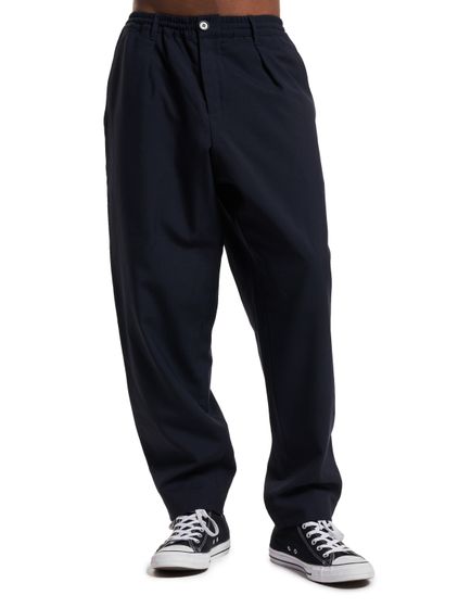 Marni Antifit Chino Hose Herren Designer Chino aus Baumwoll-Denim Weite Passform Konischer Schnitt Luxus Streetwear Schwarz 