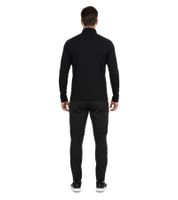 C2H4 Intervein Panelled Long-Sleeve Jersey T-Shirt für Herren technisches Langarmshirt mit markanten Einsätzen Schwarz