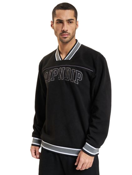 Rip N Dip Team Spirit Polar Fleece Rundhalsausschnitt schwarz