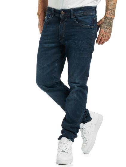 Petrol Industries Seaham Klassische Slim Fit Jeans Mitternachtsblau