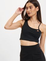 Top corto Playsol de Ellesse en negro