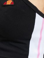 Top corto Playsol de Ellesse en negro