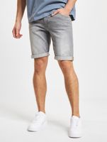 Petrol Industries Men's Light Gray Cotton Denim Shorts
