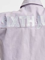 Sixth June Color Denim Jacket Purple Sixth June Color Denim Jacket Purple