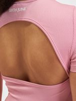 Sixth June Rib Mini Dresses pink