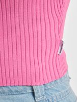 Sixth June Sommer Strick Tank Tops rosa