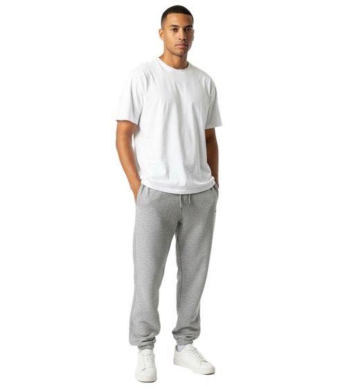 Soulland Elijah Men's Sweatpants with Soft Material, Elastic Waistband, and Subtle Logo, Heather Gray