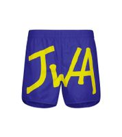 JW Anderson Jwa Logo Herren Badeshorts Marineblau/Gelb