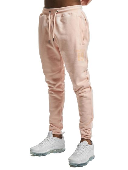 Pantaloni da jogging Sik Silk Relaxed Fit con risvolto piccolo, rosa