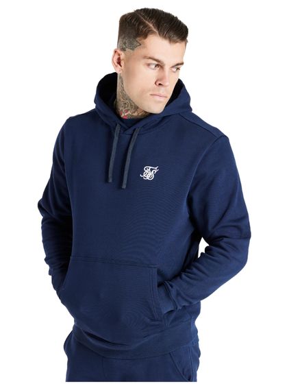 Sik Silk Core Overhead Hoodie blau