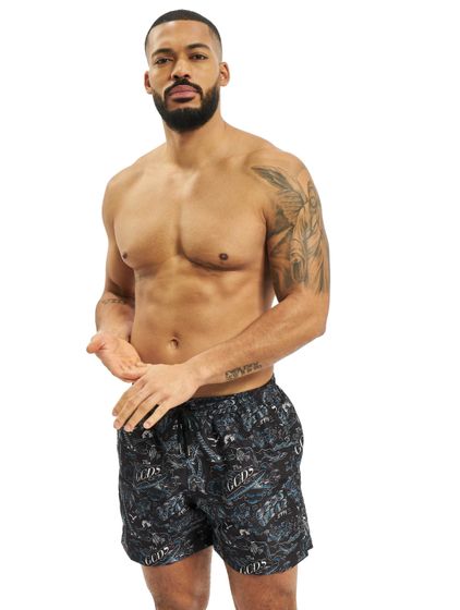 GCDS Tropical Badeshorts schwarz