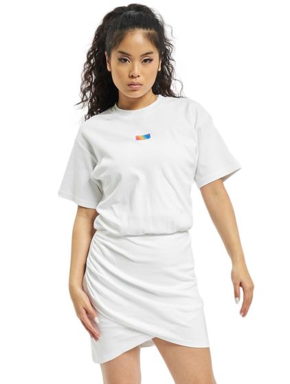 GCDS Wickel-Monsterkleid weiß