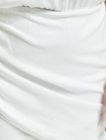 GCDS wrap monster dress white GCDS wrap monster dress white