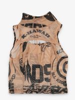 GCDS Mesh Top beige GCDS Mesh Top beige