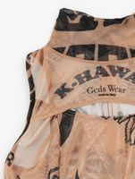 GCDS Mesh Top beige GCDS Mesh Top beige