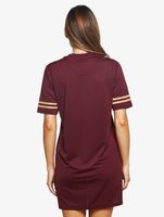 Sik Silk Mesh Kleid rot