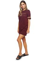 Sik Silk Mesh Kleid rot