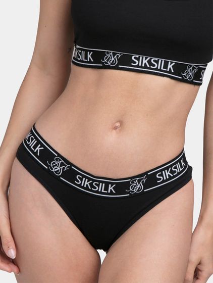 Sik Silk Bikini Briefs (3-pack) Underwear Black