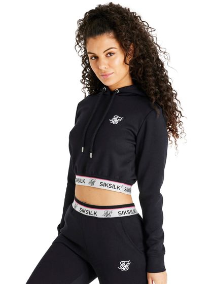 Sudadera con capucha Sik Silk Elettra negra