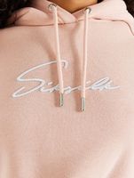 Sik Silk Essential Crop Hoodie pink