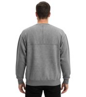 Nanamica Heather Crewneck Men's Sweatshirt Heather Clean Design Minimalist Sweater Gray