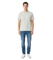 Nanamica Herren Pocket T-Shirt mit Brusttasche hochwertiges Basic Shirt im modernen Look Mint Grün
