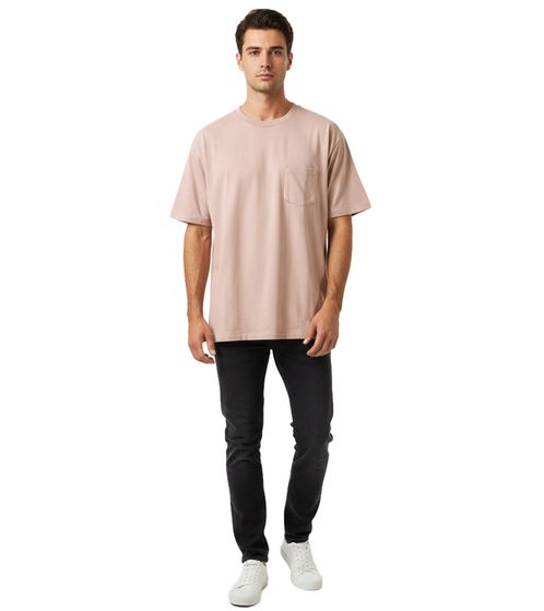 T-shirt da uomo Nanamica Pocket, rosa chiaro