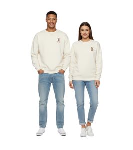 Sudadera Carne Bollente My Bare Gays para mujer y hombre, llamativo estampado gráfico, blanco/crema